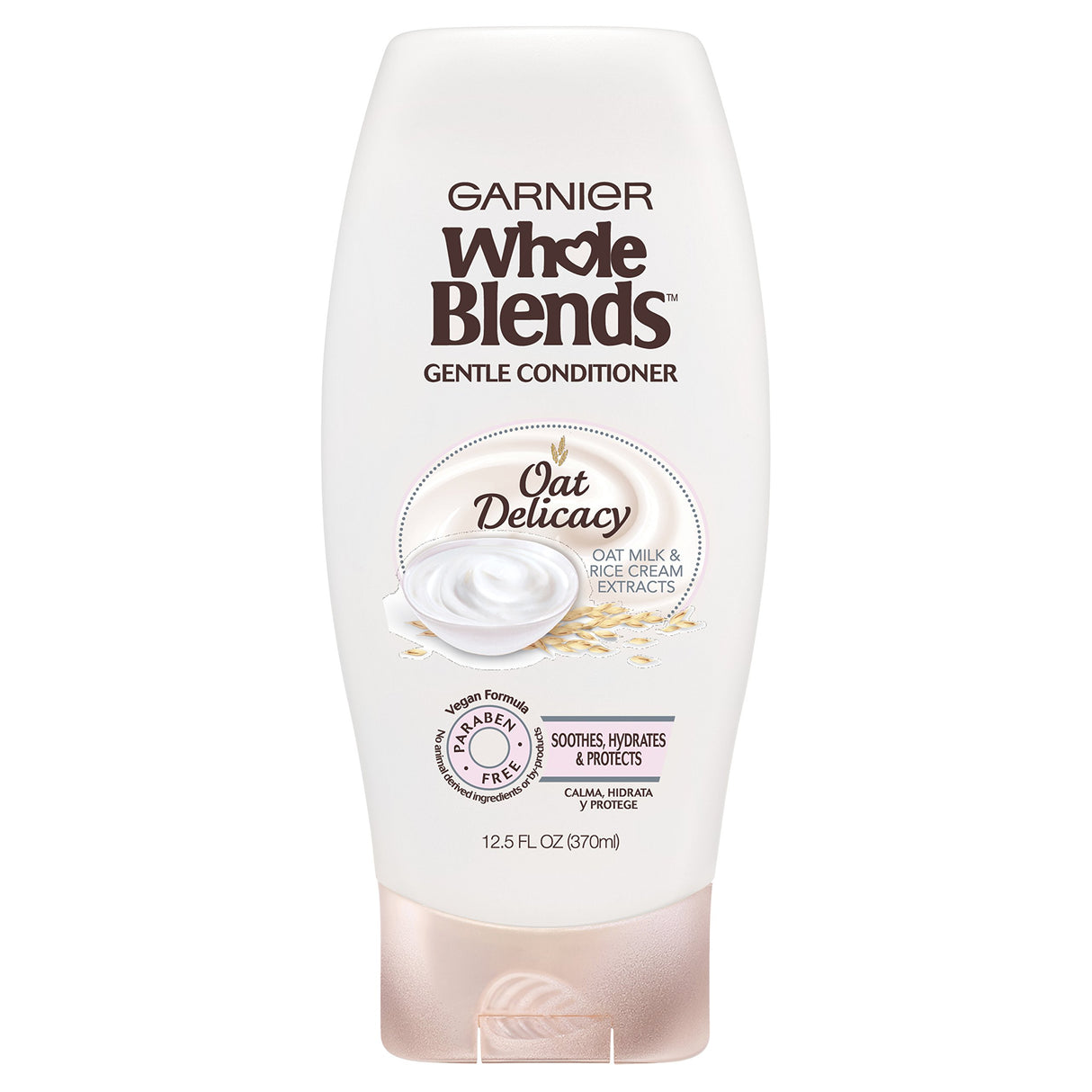 Garnier Whole Blends Gentle Conditioner Oat Delicacy, For Sensitive Scalp, 12.5 fl. oz.