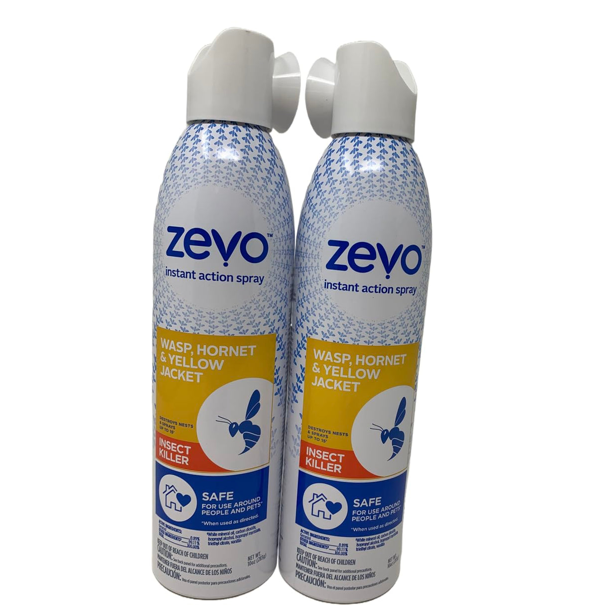 Zevo Wasp Hornet and Yellow Jacket Killer 10 oz Natural Spray(Pack of 2)