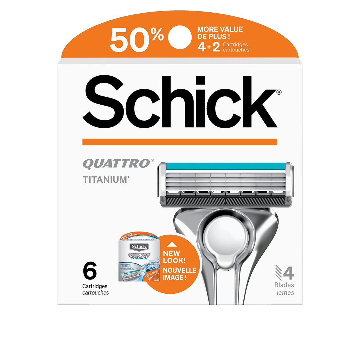 Schick Quattro Titanium Refills