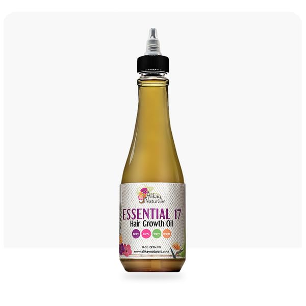 Alikay Naturals Essential 17 Hair Growth Oil, 8 Oz