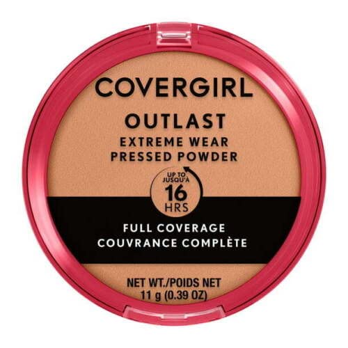 COVERGIRL Outlast Extreme Wear Pressed Powder, 855 Soft Honey, 0.38 oz