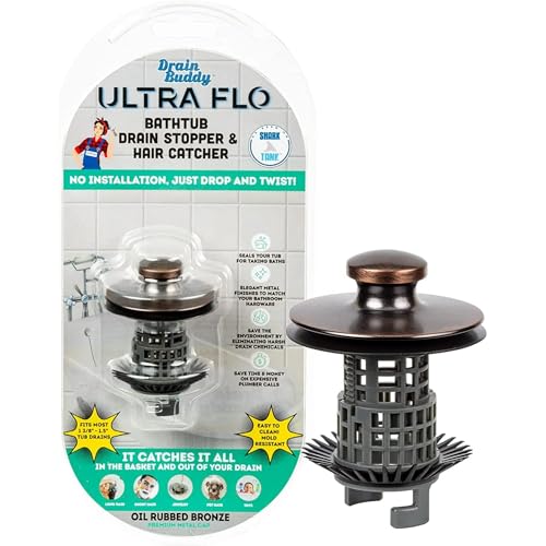 Drain Buddy Ultra Flo Oil Rubbed Bronze Metal Cap