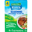 Hidden Valley Original Ranch Seasoning, Dressing and Recipe Mix, 1 Ounce Each, 4 Count