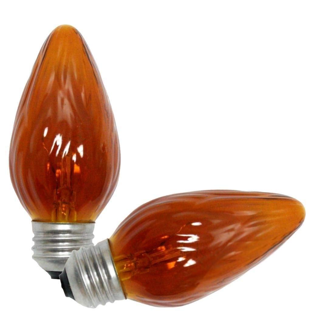 GE 25W Amber Flame Shaped Bulb, Multi-Purpose Decorative