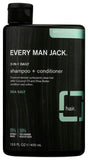 EVERY MAN JACK Sea Salt 2 in 1 Shampoo, 13.5 FZ