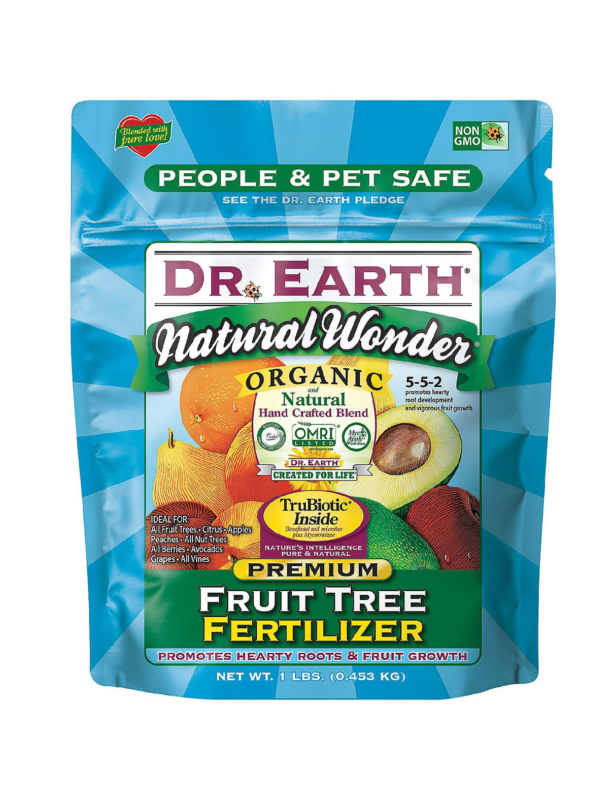 Dr. Earth Organic & Natural MINI Natural Wonder Fruit Tree Fertilizer ( 1 lbs )