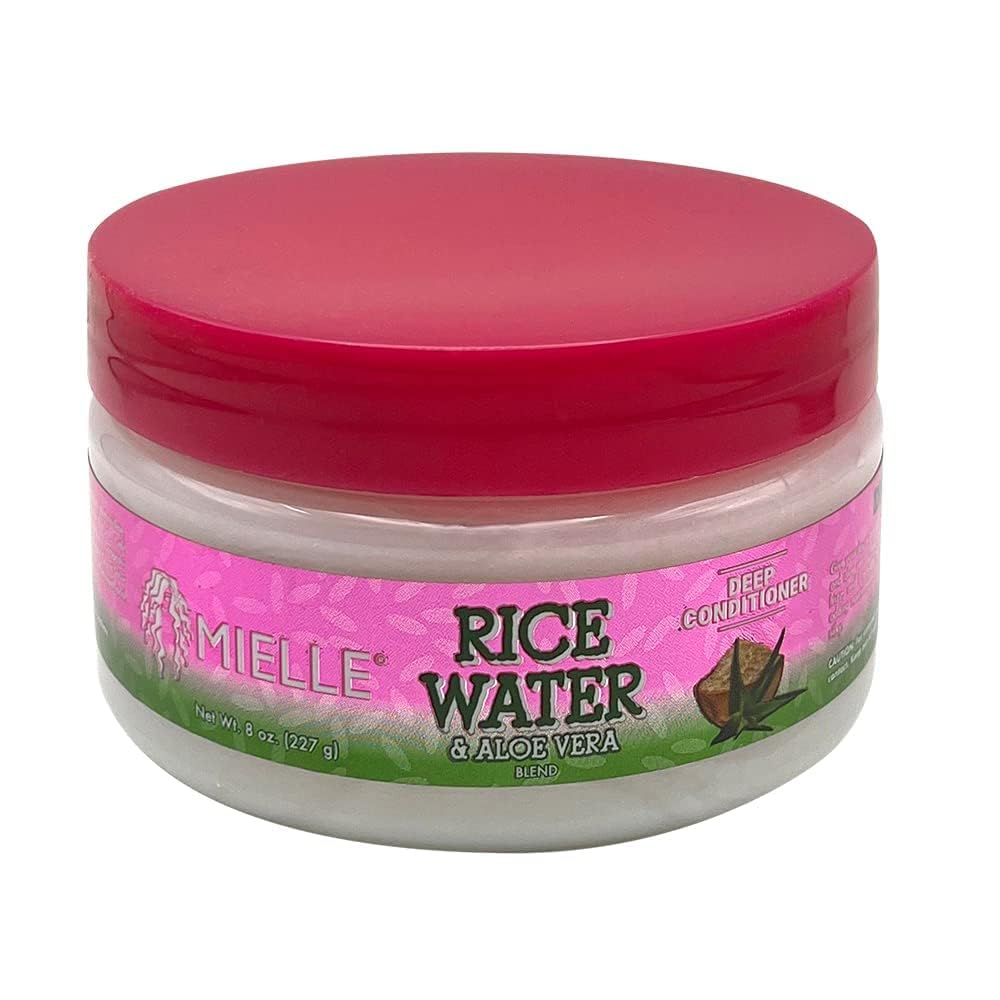 Mielle Rice Water Aloe Vera Deep Conditioner, 8 Fl Oz