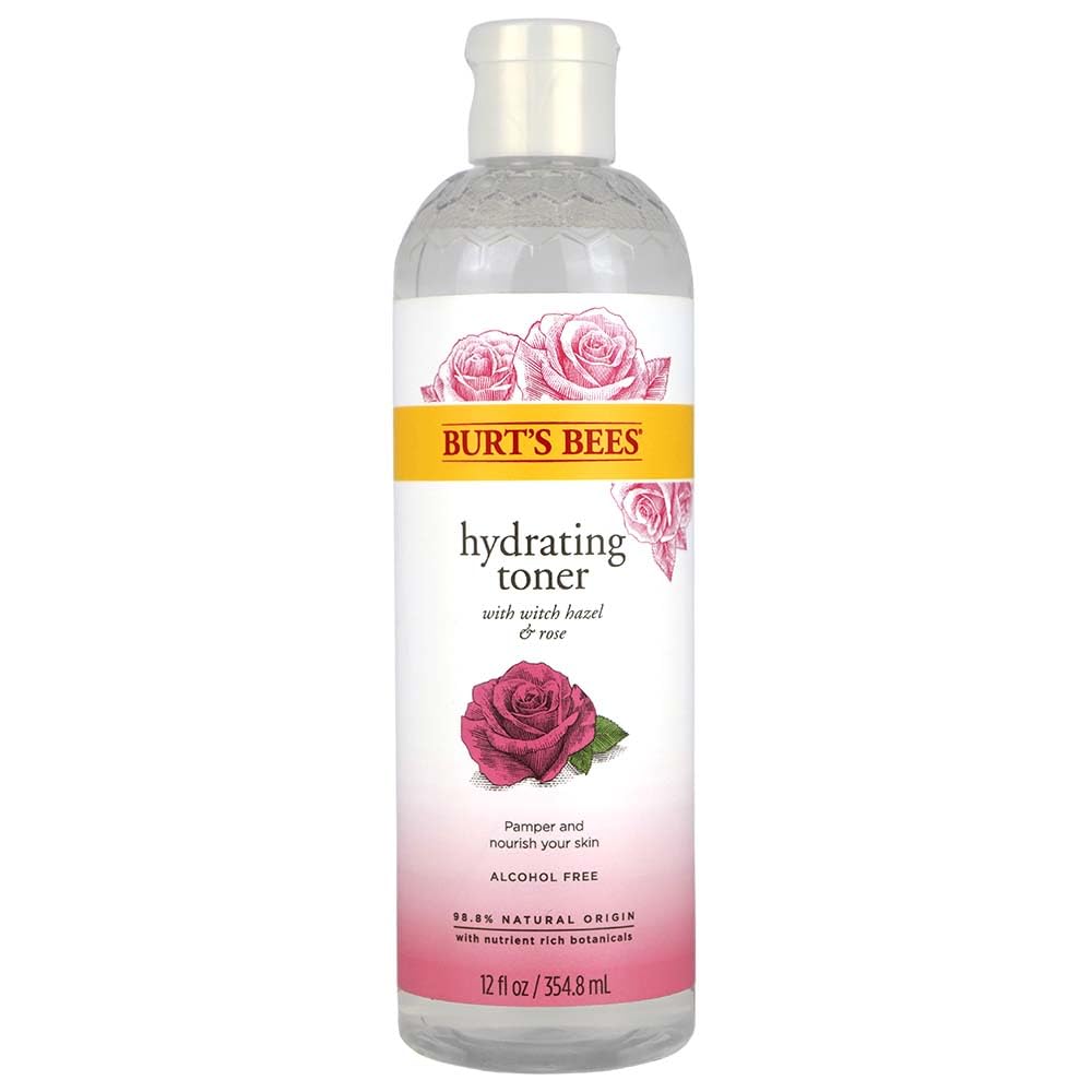 Burts Bees Calming Toner - Witch Hazel and Rose Unisex 12 oz