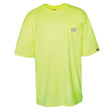 Caterpillar Men's Trademark Pocket T-Shirt Hi-Vis Yellow, X Large