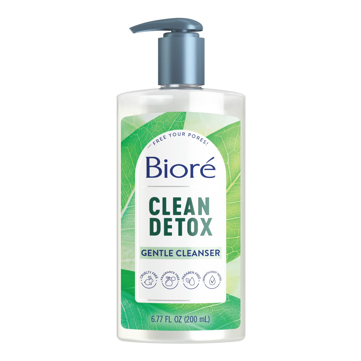 Biore Clean Detox Gentle Face Cleanser