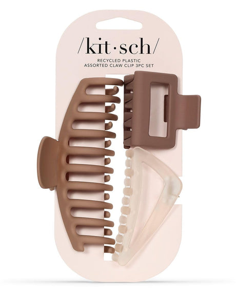 Kitsch Large Assorted Hair Clips 3 pcs