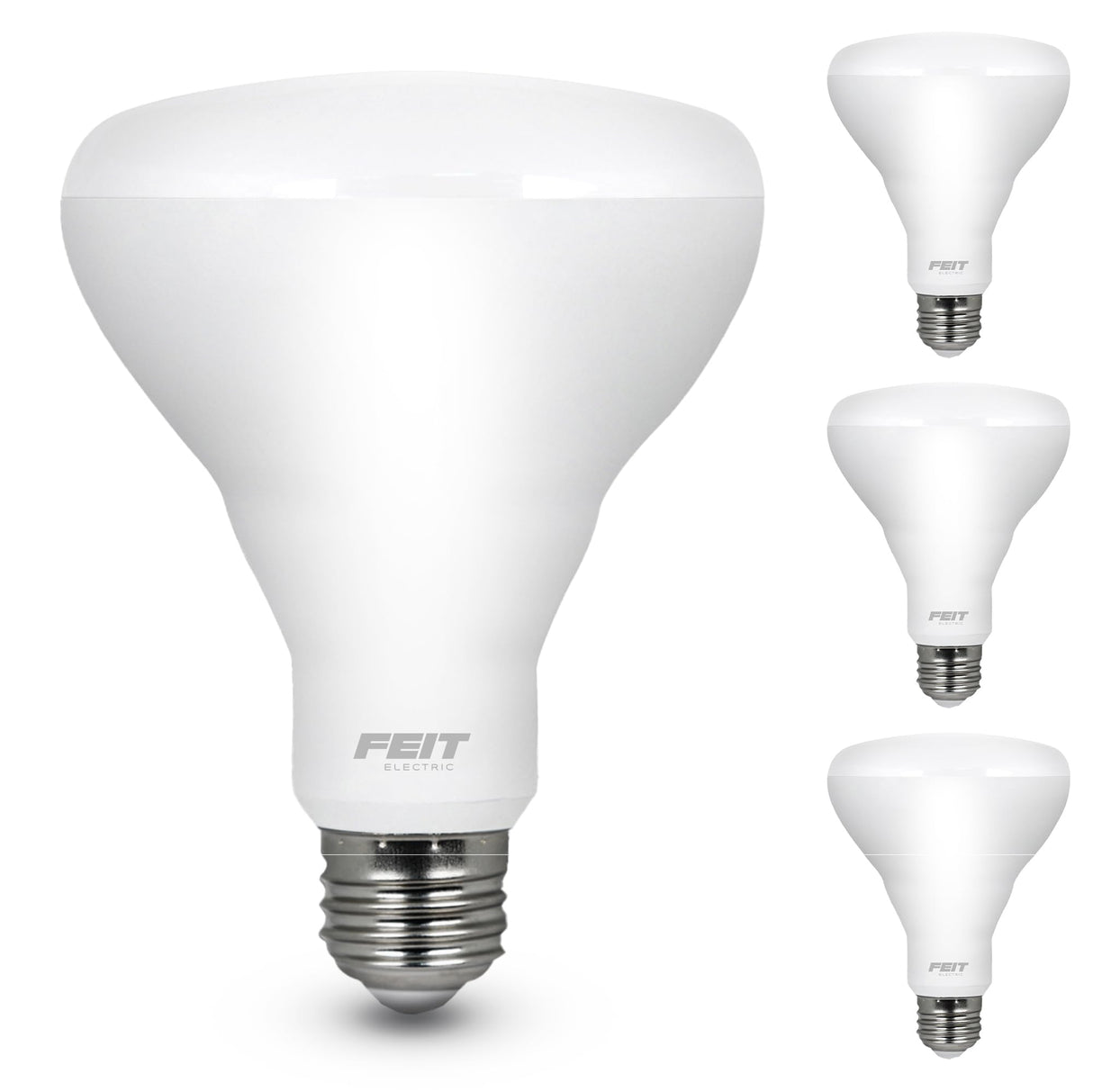 Feit Electric BR30 LED Light Bulbs, 65W Equivalent, 3 Pack, BR30/850/10KLED/3