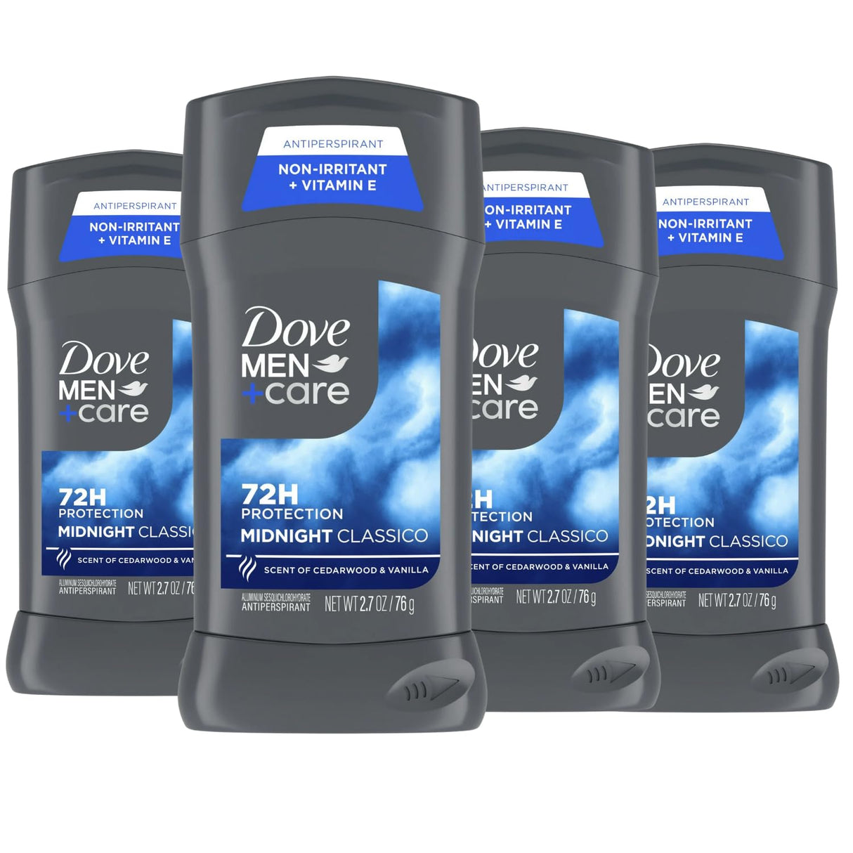 Dove Men+Care Antiperspirant Deodorant Midnight Classico, 2.7 oz (Pack Of 4)