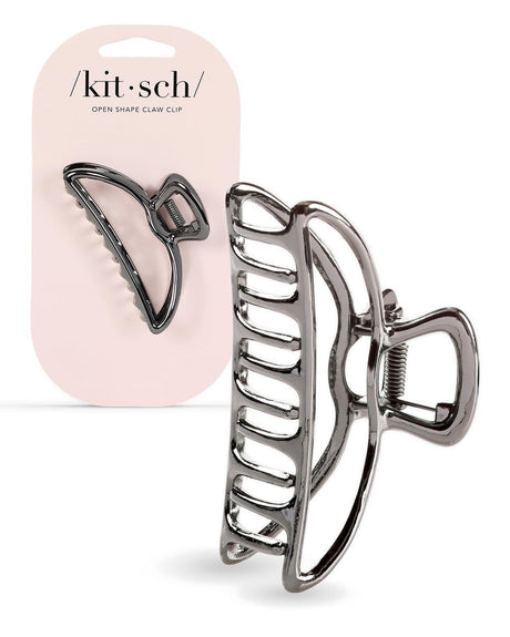 Kitsch Metal Hair Clips Hematite