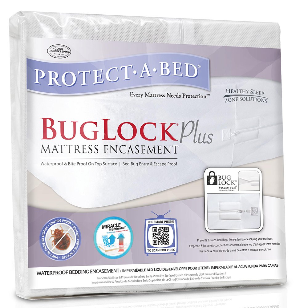 Protect-A-Bed BugLock Plus Bed Bug Mattress Encasement, Queen