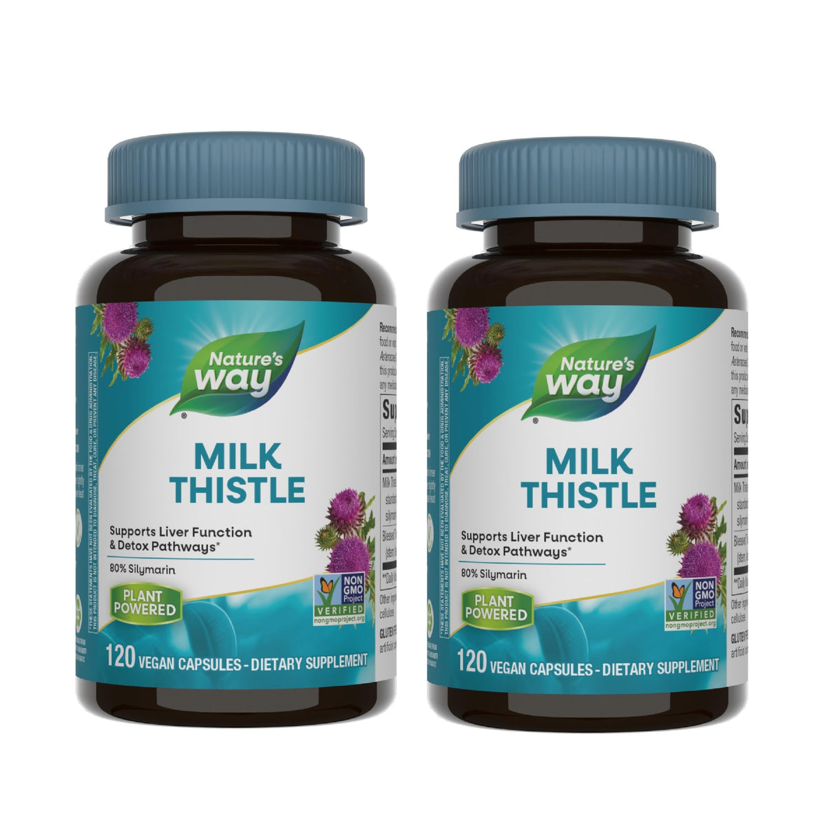 Nature's Way Milk Thistle, 120 Capsules 2 Pack