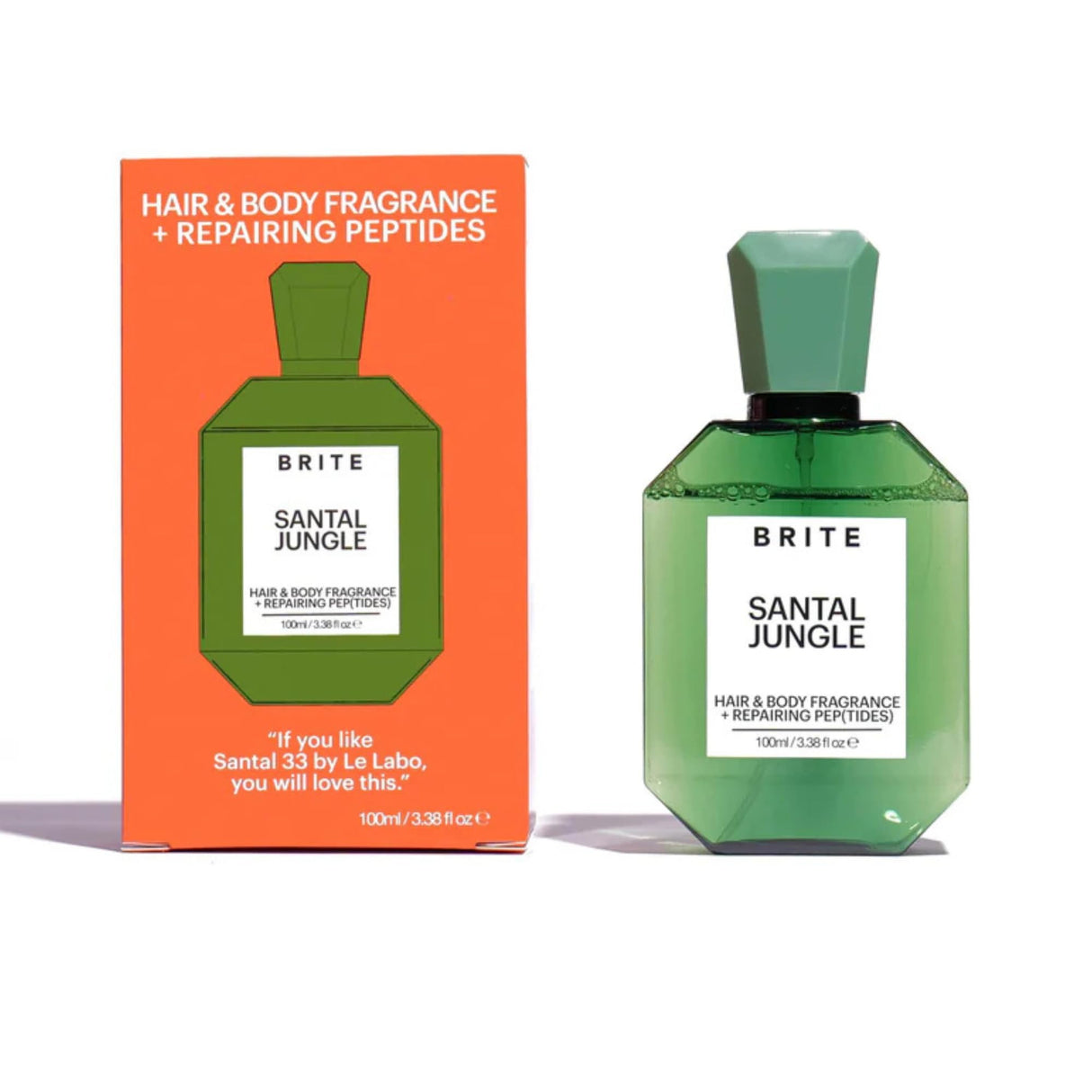 Brite Hair & Body Fragrance (Santal Jungle, 3.38Fl Oz)