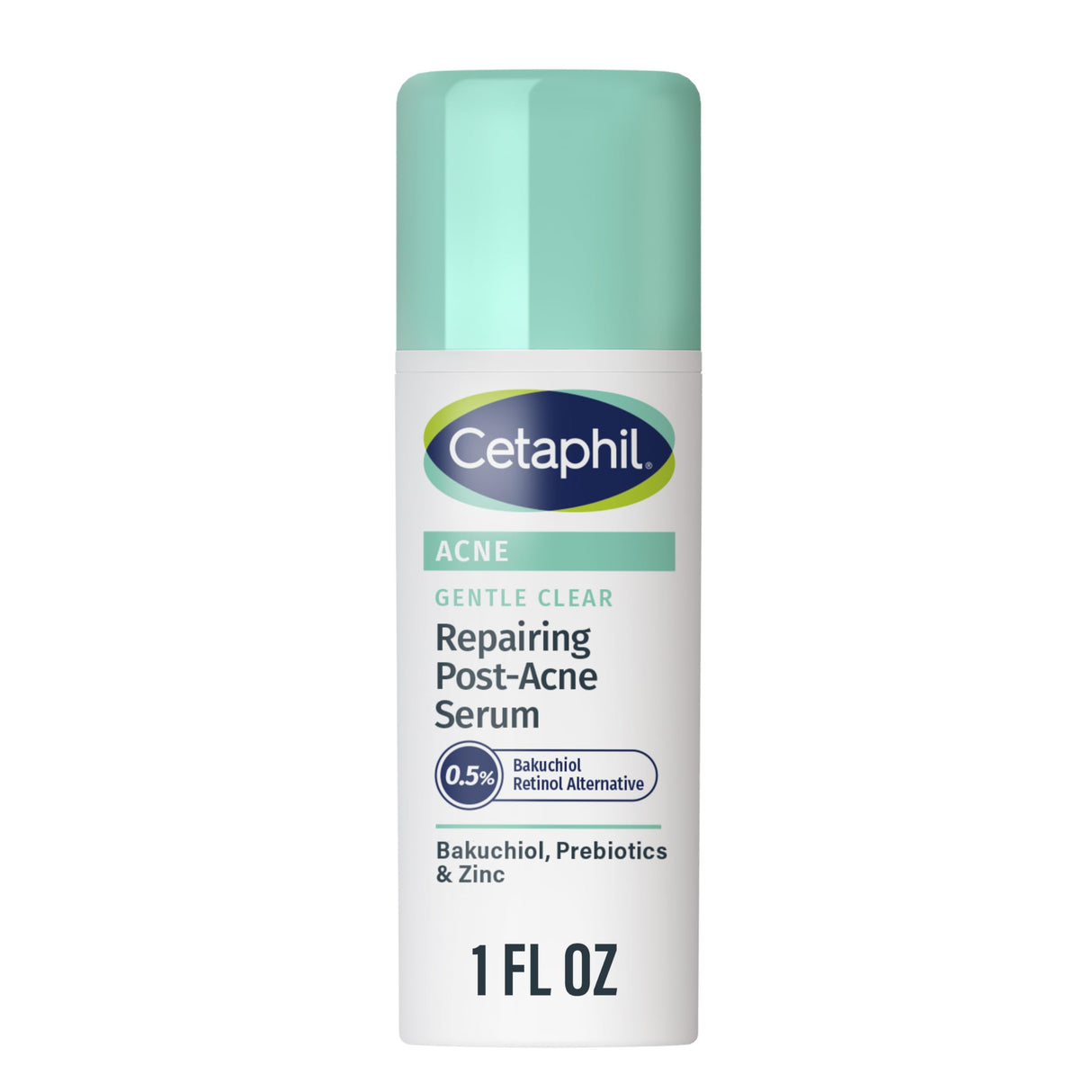 Cetaphil Gentle Clear Post-Acne Skin Serum, Bakuchiol Retinol Alt, 1 fl oz