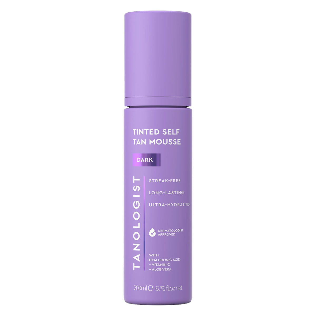 Tanologist Dark Self Tan Mousse, Natural Glow, 6.76 Fl Oz