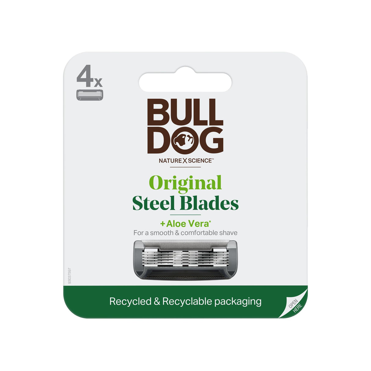 Bulldog, Razor Blades Steel Original 4 Count