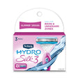 Schick Hydro Silk 3 Razor Blades Refills, 4 Count
