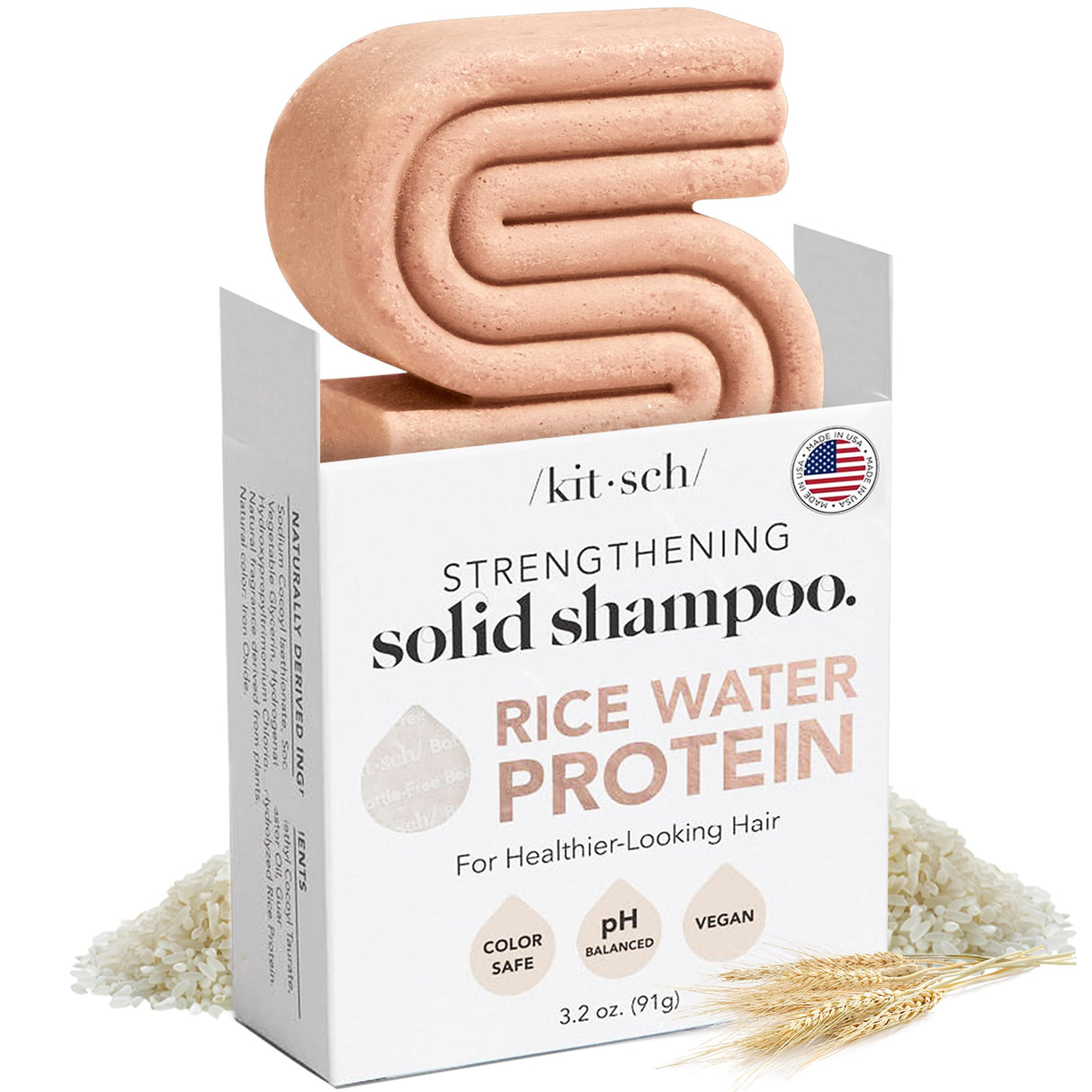 Kitsch Rice Water Shampoo Bar