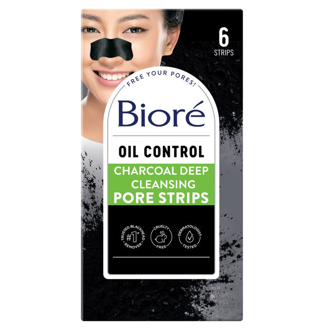Bioré Charcoal Blackhead Remover Pore Strips