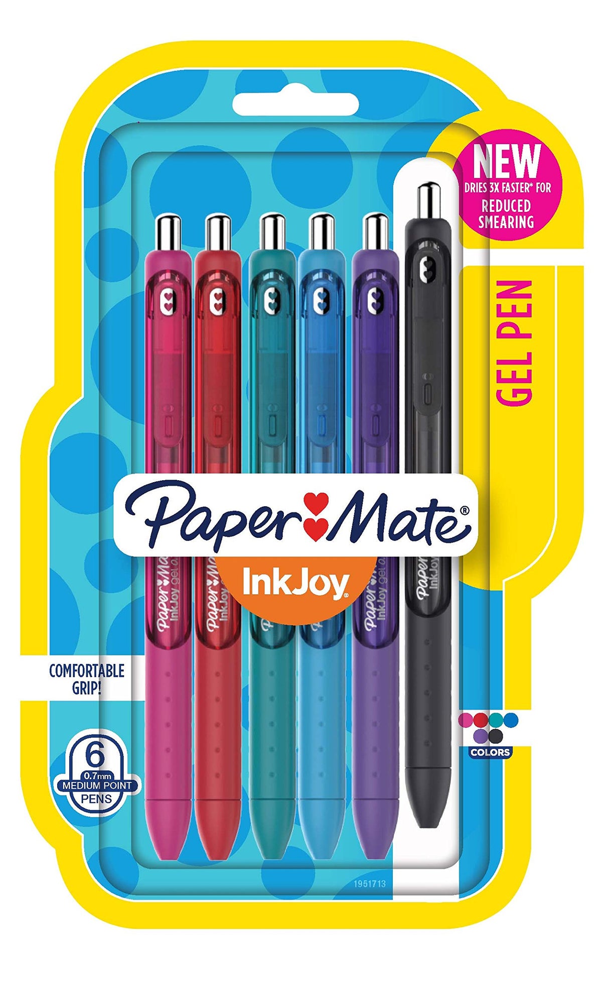 Paper Mate® InkJoy™ Retractable Gel Pens, Pack Of 6