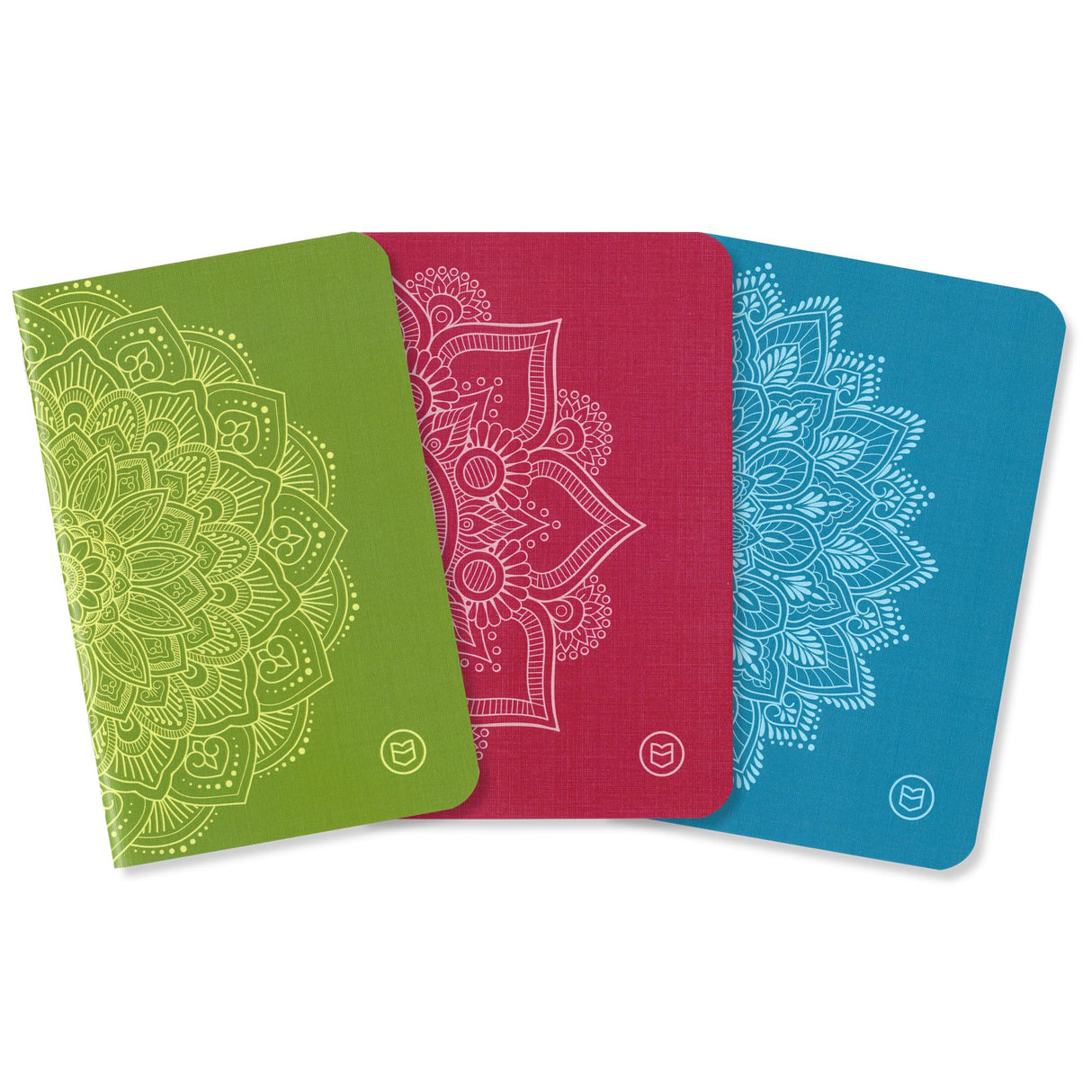 Pocket-sized Gratitude Journals - Mandala Set