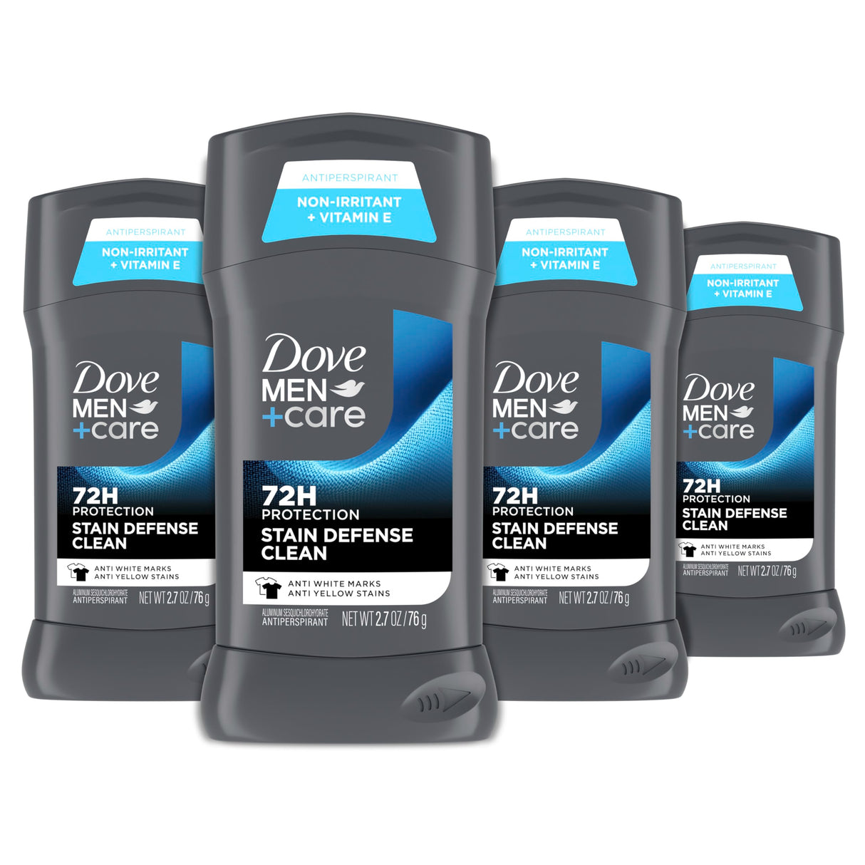 Dove Men+Care Deodorant Stick 4 Count Stain Defense