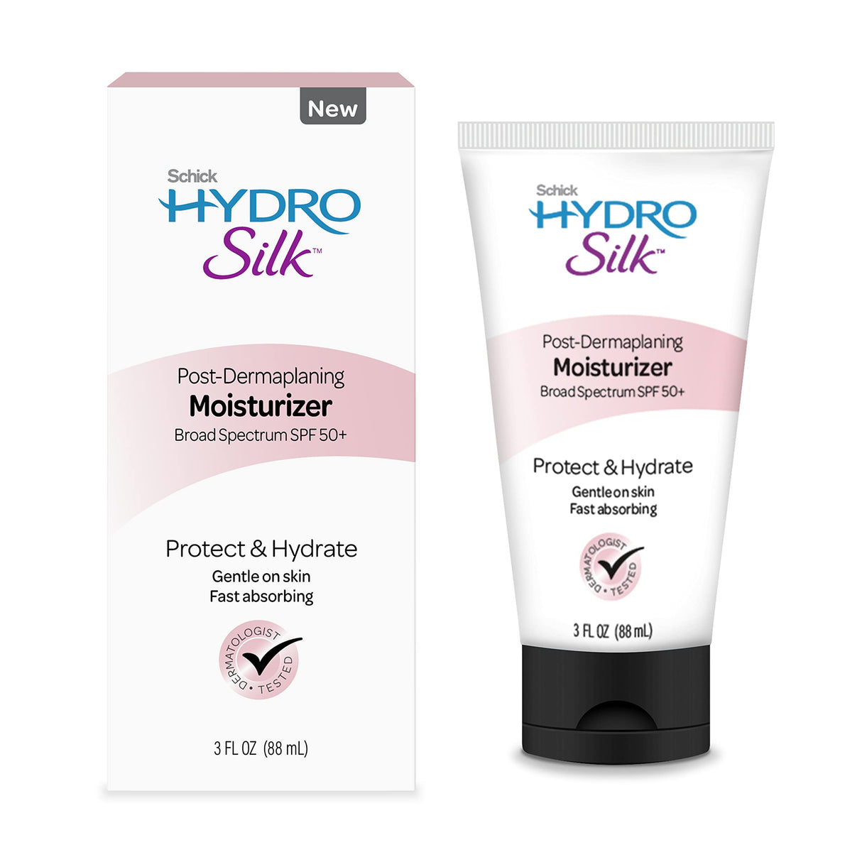 Schick Hydro Silk Post-Dermaplaning Moisturizer with SPF 50+ 3oz