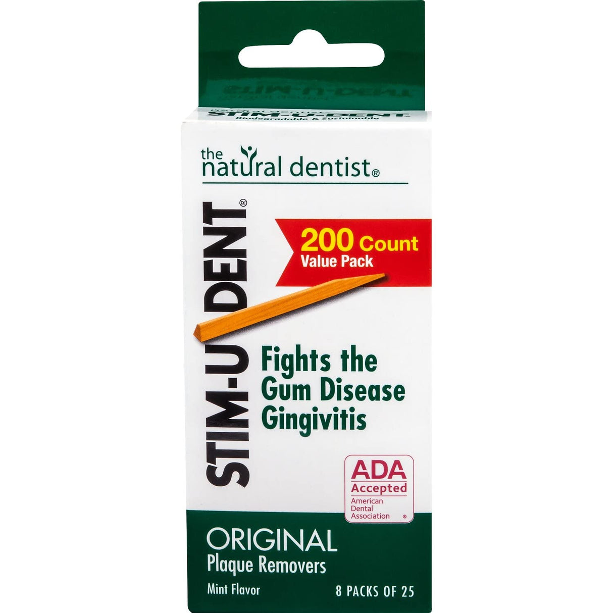 The Natural Dentist Stim-U-Dent Plaque Removers (600 Picks)