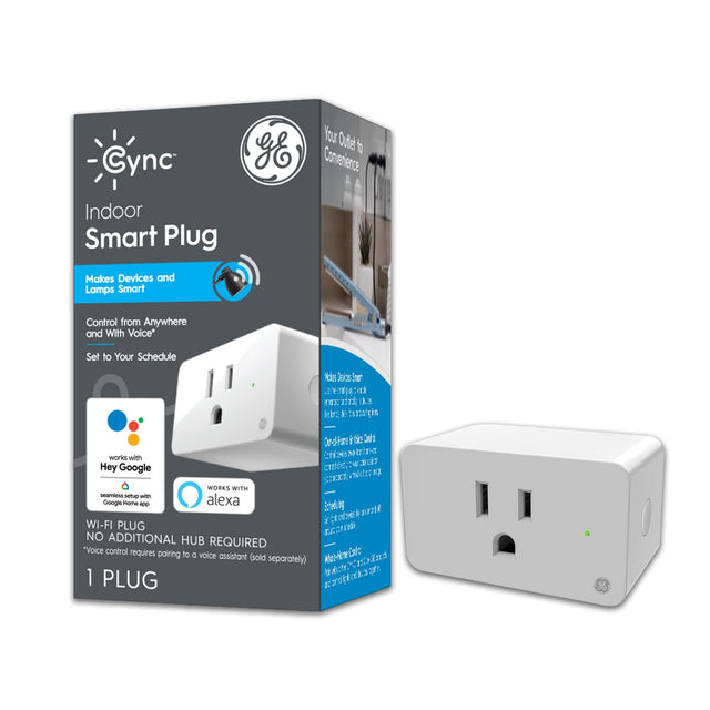 GE Lighting 252811 Voice Control Cync C-Life Smart Plug