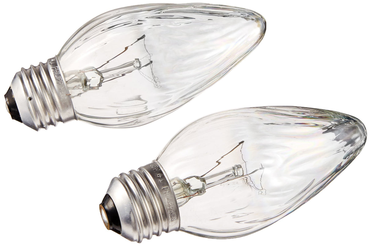 G E LIGHTING 75340 Flame Shaped Auradescent Bulb, 25W, 2-Pack