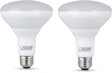 Feit Electric LED BR30 Light Bulbs, 65W Equivalent, Dimmable, 10 Year Life, 650 Lumens, 2700K Soft White, E26 Base Recessed Can Light Bulbs, Flood Light Bulbs, Damp Rated, 2 Pack, BR30DM/10KLED/2