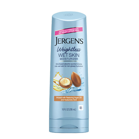 Jergens Wet Skin Body Moisturizer with Restoring Argan Oil Pack of 4
