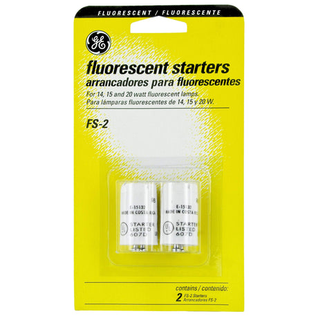 G E Lighting 2-Pack 64818 GE FS-2-C/TP Fluorescent Starter