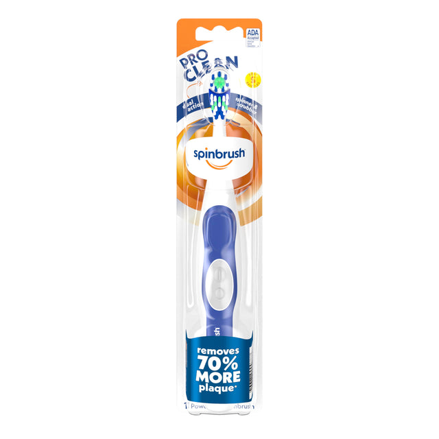Spinbrush PRO CLEAN Battery Powered Toothbrush, Soft Bristles