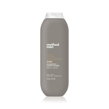 Method Men 2-in-1 Shampoo + Condtioner, Cedar + Cypress, 14 Ounces.
