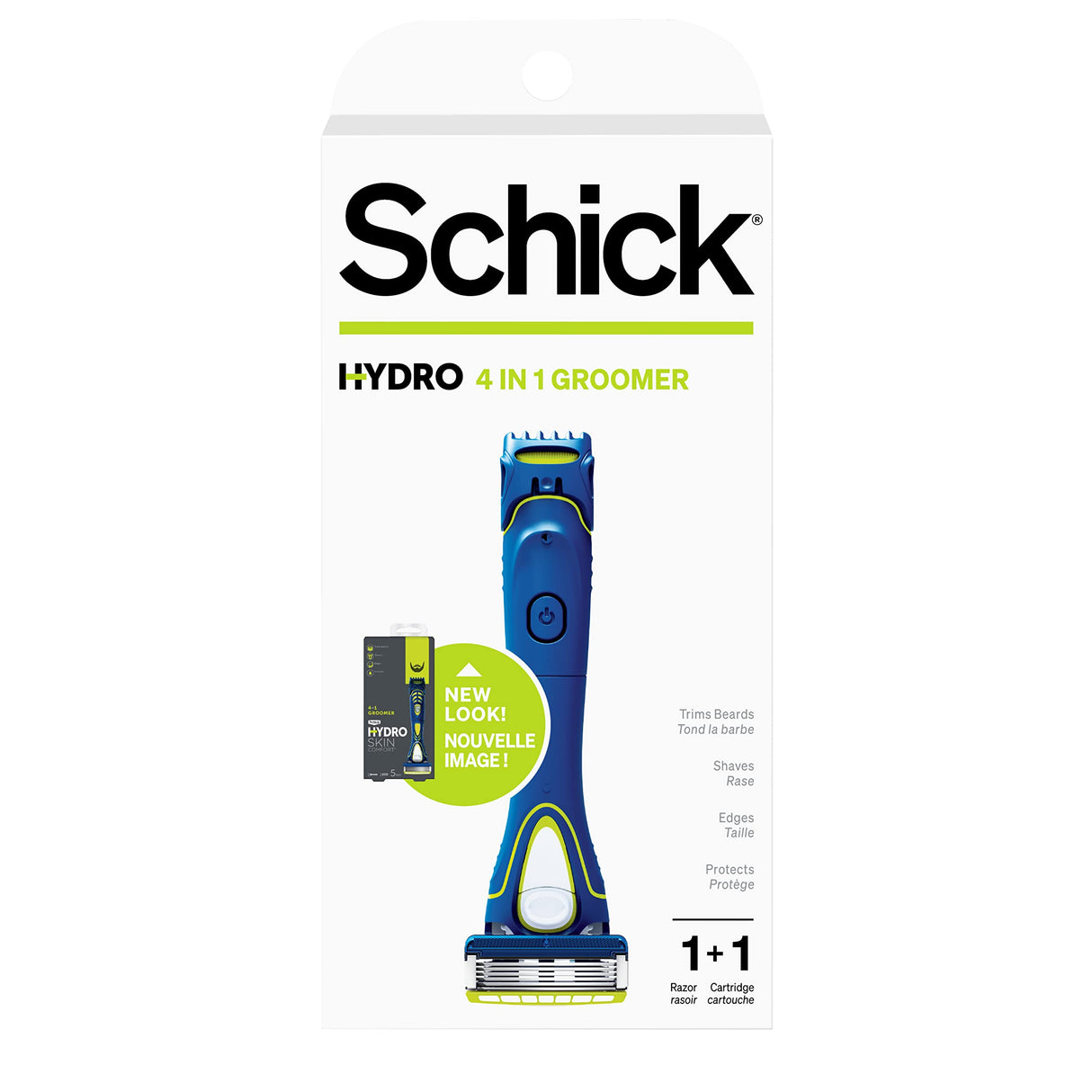 Schick Hydro 5 Men's Styling Razor with Body Groomer and Beard Trimmer