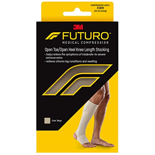 FUTURO Open Toe/Open Heel Knee Length Stocking