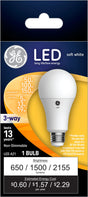 GE 3-Way LED Light Bulb, 5/10/19 Watt (50/100/150 Watt Eqv) Soft White, A19 General Purpose Light Bulb
