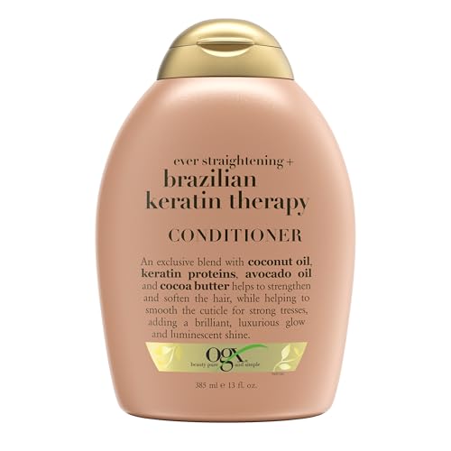 Ever Straightening + Brazilian Keratin Therapy Hair-Smoothing Conditioner