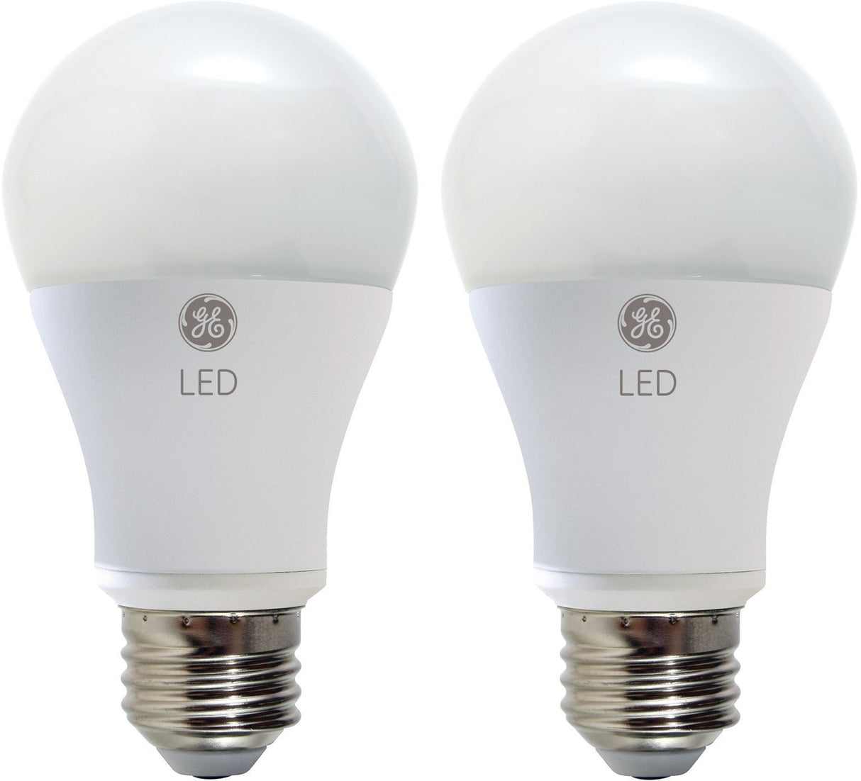 GE LED Light Bulbs, 60 Watt, Soft White, A19 (2 Pack)
