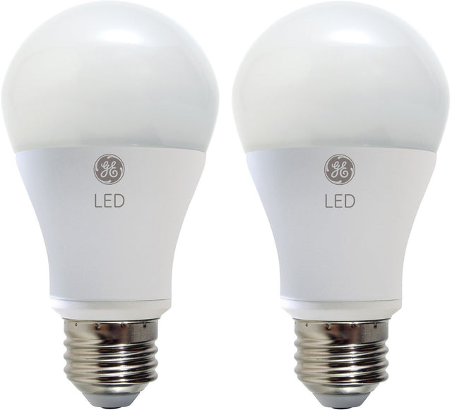 GE LED Light Bulbs, 60 Watt, Soft White, A19 (2 Pack)