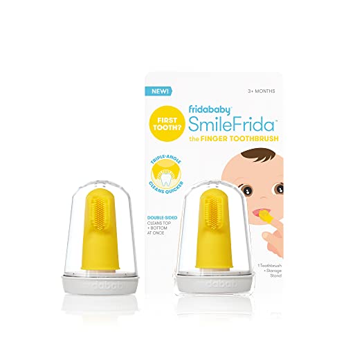 Frida Baby Baby's First Finger Toothbrush with Storage Case