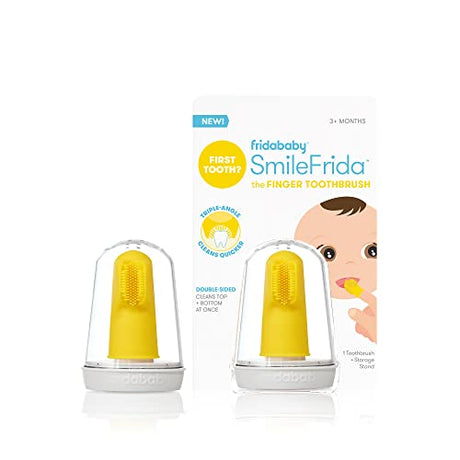 Frida Baby Baby's First Finger Toothbrush with Storage Case