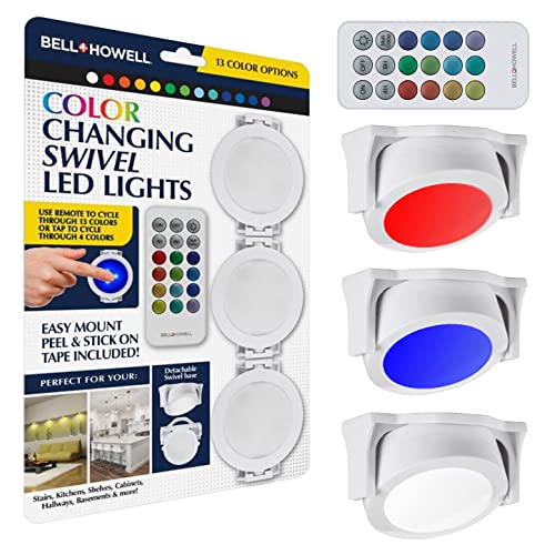 Bell+Howell Color Changing LED Lights Puck