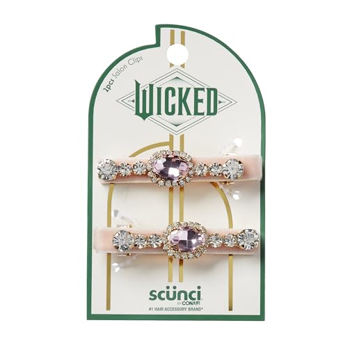 Wicked Glinda Rhinestone Salon Clips