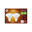 GE Lighting Relax HD PAR30L Flood Light LED Light Bulb, 75-Watt Replacement, Dimmable, Medium Base, Soft White, 2-Pack